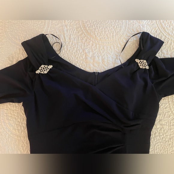 R&M Richards Navy Gown - Picture 3 of 7